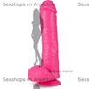 Big Fuk Dildo con testiculos y sopapa de 28 centimetros